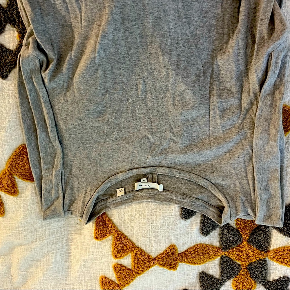 Vince size M jersey dress with cutout back.